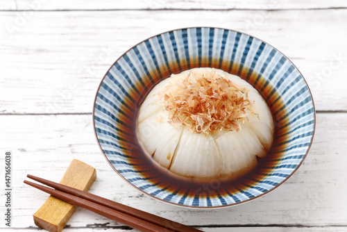 新玉ねぎとポン酢醤油　