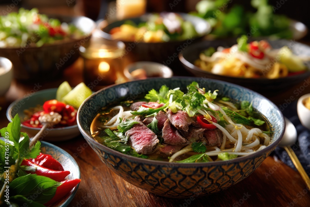 authentic pho with rare beef authentic pho with rare beef