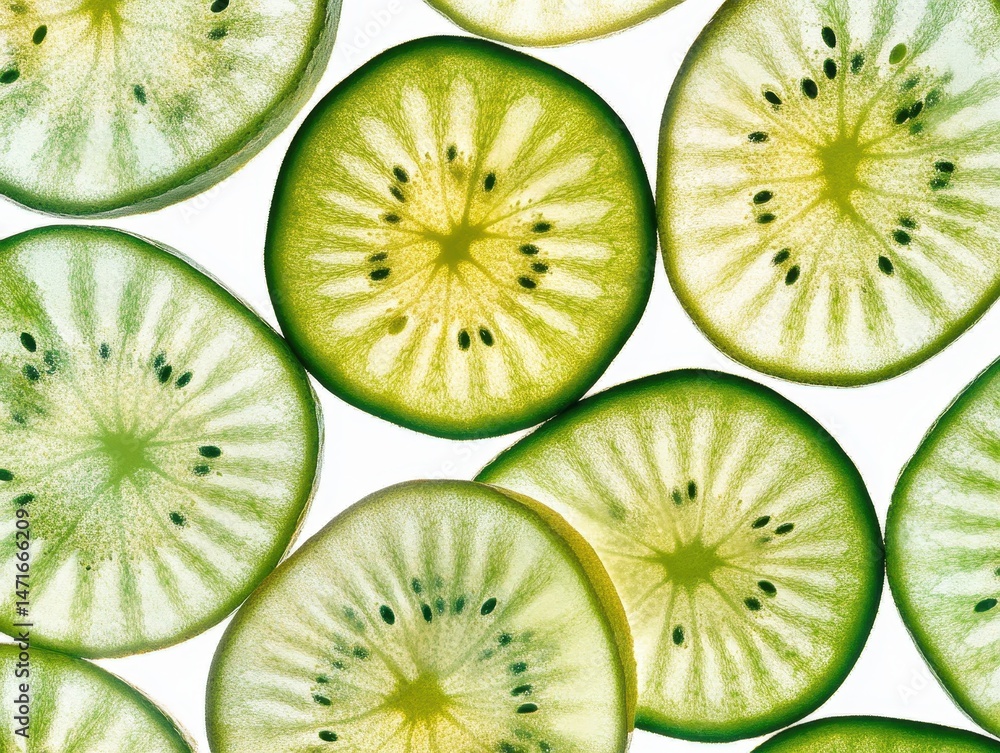 Close-up of sliced kiwi fruit (1) Close-up of sliced kiwi fruit (1)