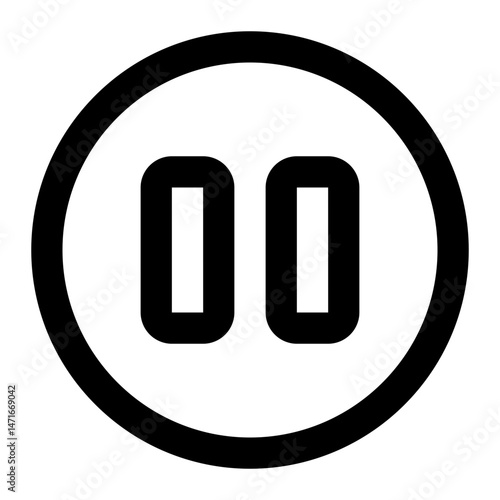pause icon for illustration