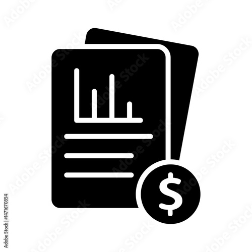 expense report sheet icon
