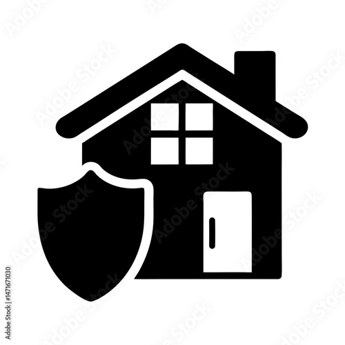 home insurance house icon  
