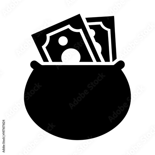 money pot savings icon
