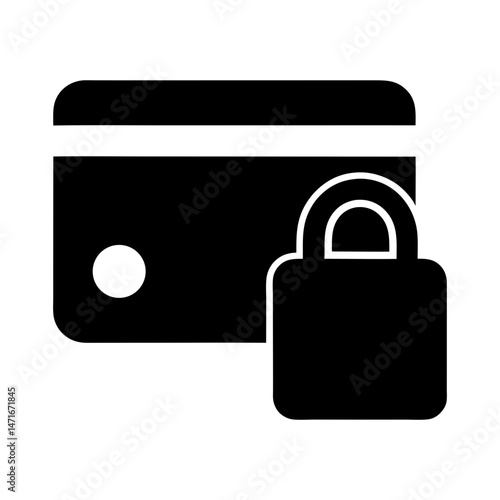 secure payment card icon

