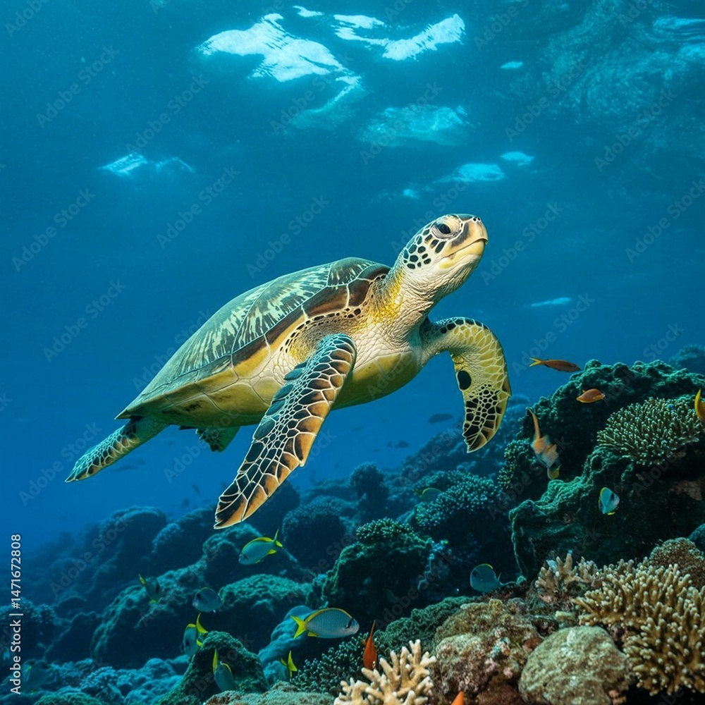Fototapeta premium sea turtle