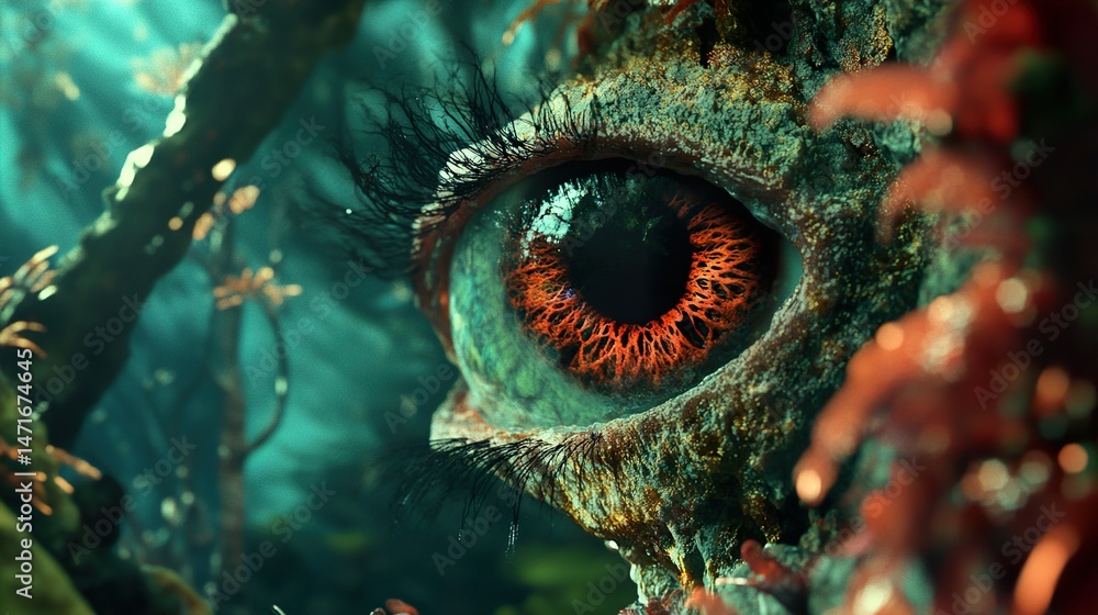 Mysterious Underwater Eye Mysterious Underwater Eye