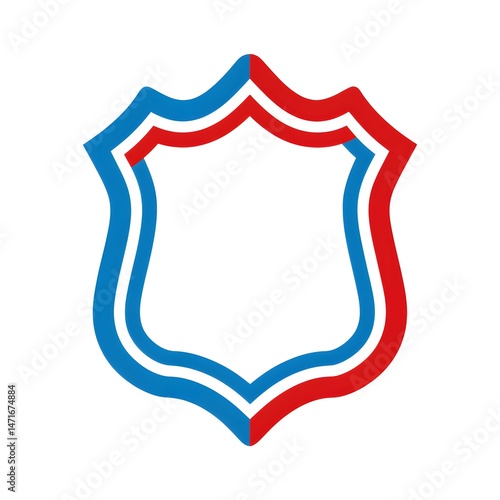 Dual-Toned Emblematic Shield