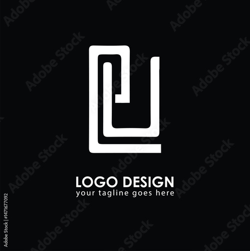 EU EU Logo Design, Creative Minimal Letter EU EU Monogram