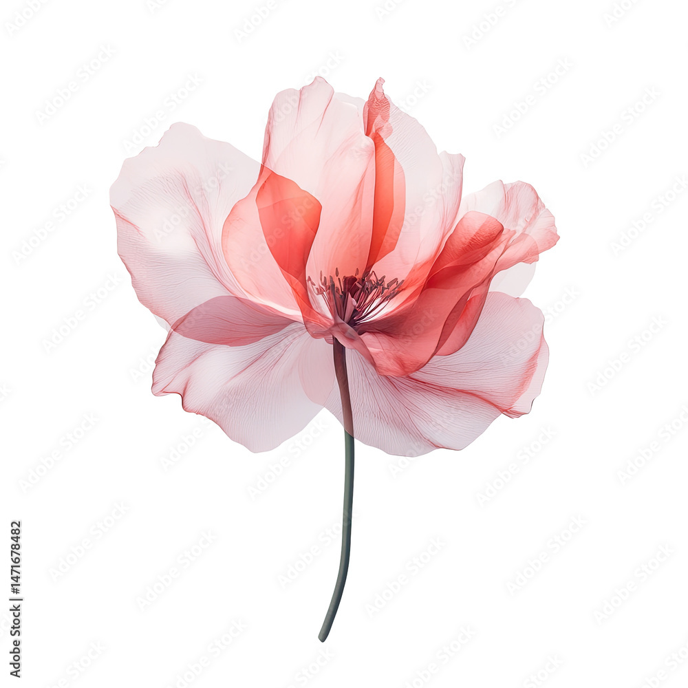 Obraz premium Delicate Pink Poppy