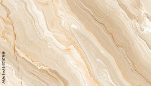 Creamy, undulating rock formations swirl with warm, honeyed tones, creating a serene and textured landscape reminiscent of desert sands.