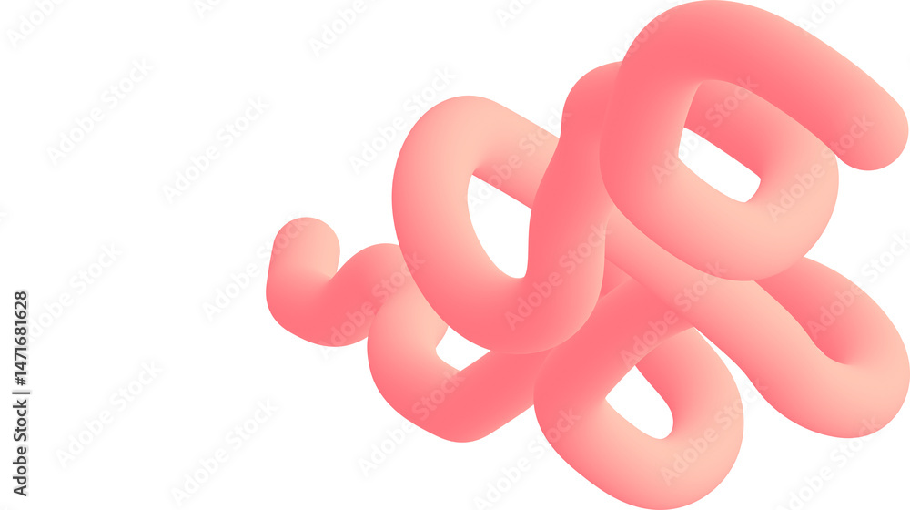 Fototapeta premium 3d wave abstract transparent background