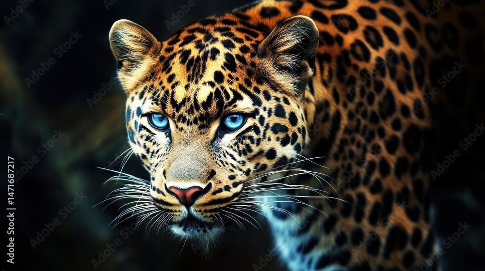 Majestic Leopard Portrait Majestic Leopard Portrait