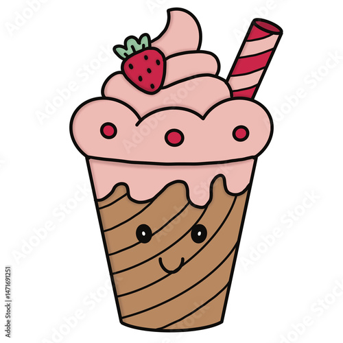 strawberry ice cream