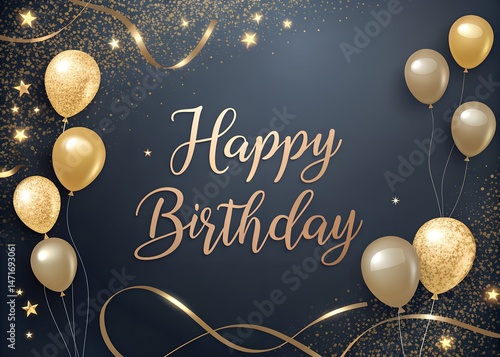 happy new year greeting card