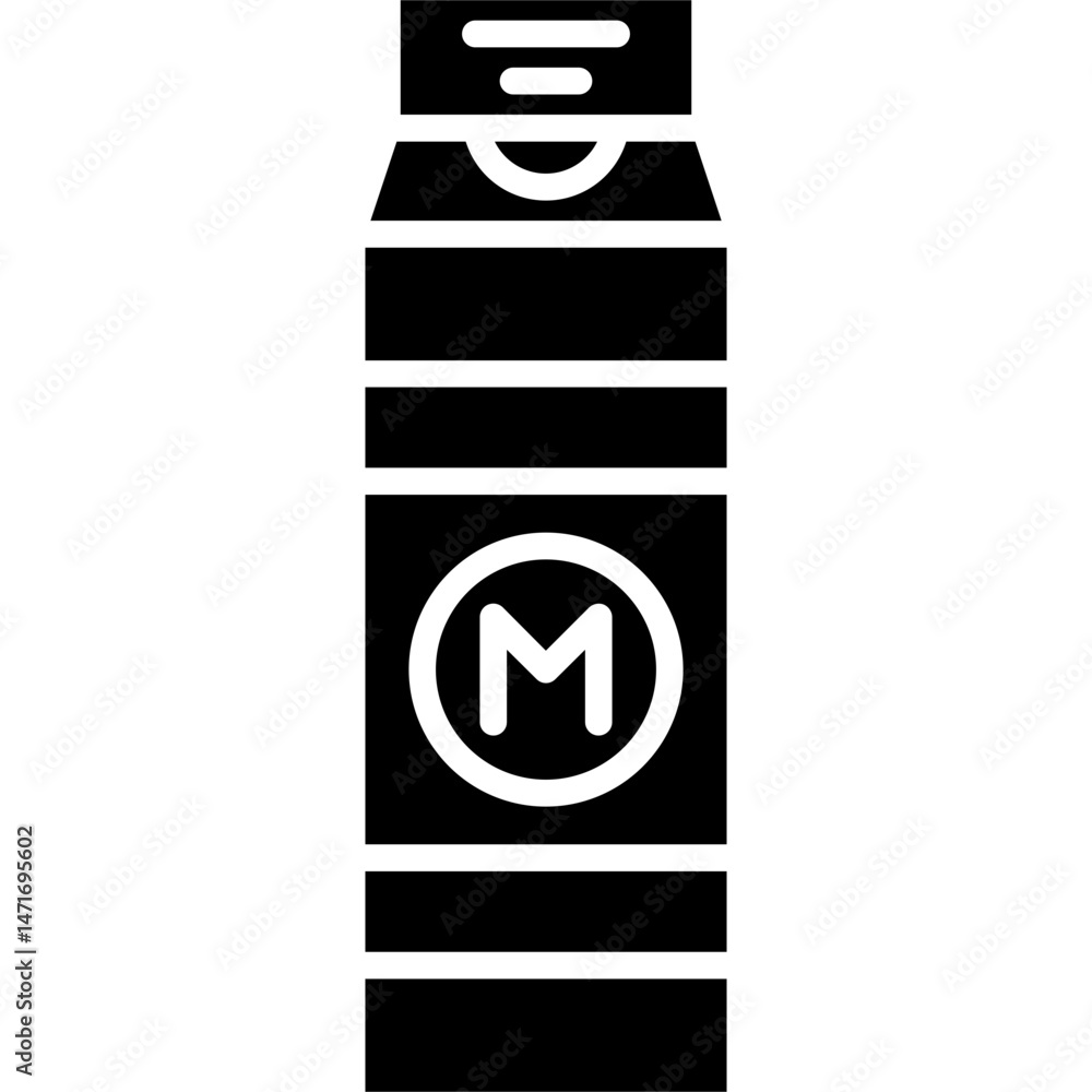 Fototapeta premium Milk Icon Vector Element