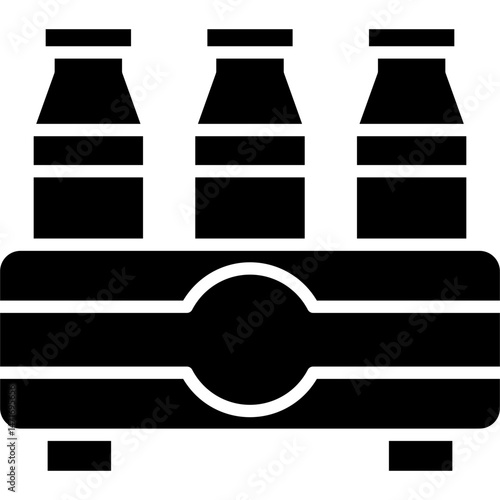 Milk Icon Vector Element