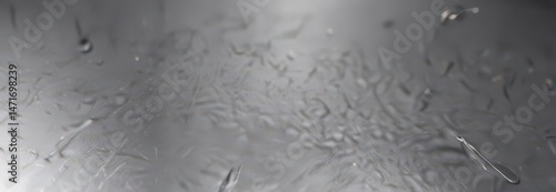 Polished silver, fine scratches, reflective gleam, vintage, surface, steel