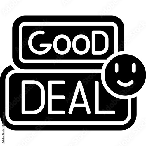 Good Deal Icon Vector Element