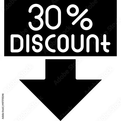 Discount Icon Vector Element