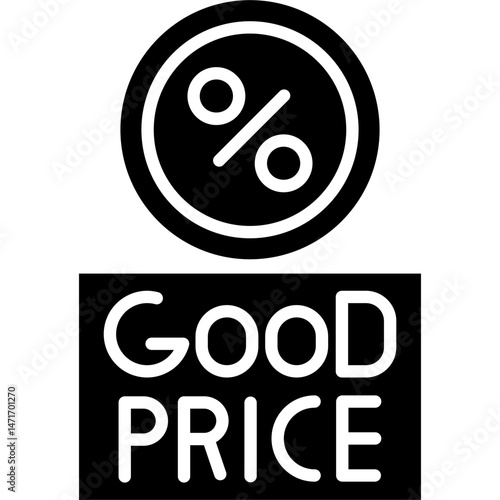 Good Price Icon Vector Element