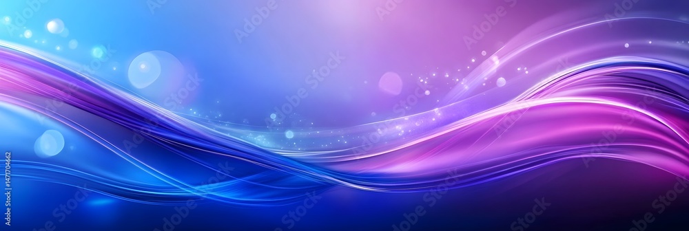 Obraz premium Abstract Blue Purple Wave Background