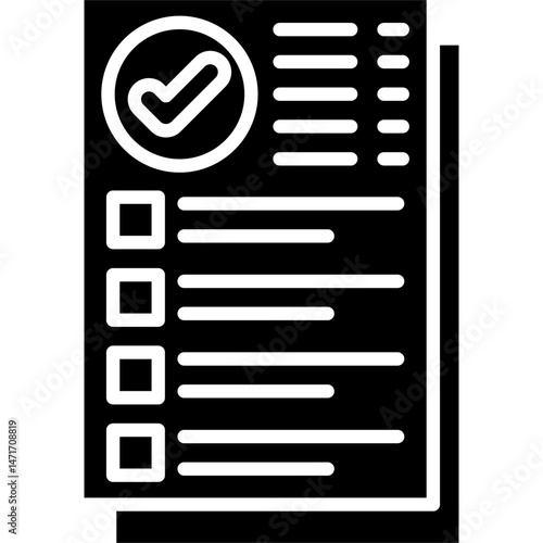 Results Icon Vector Element
