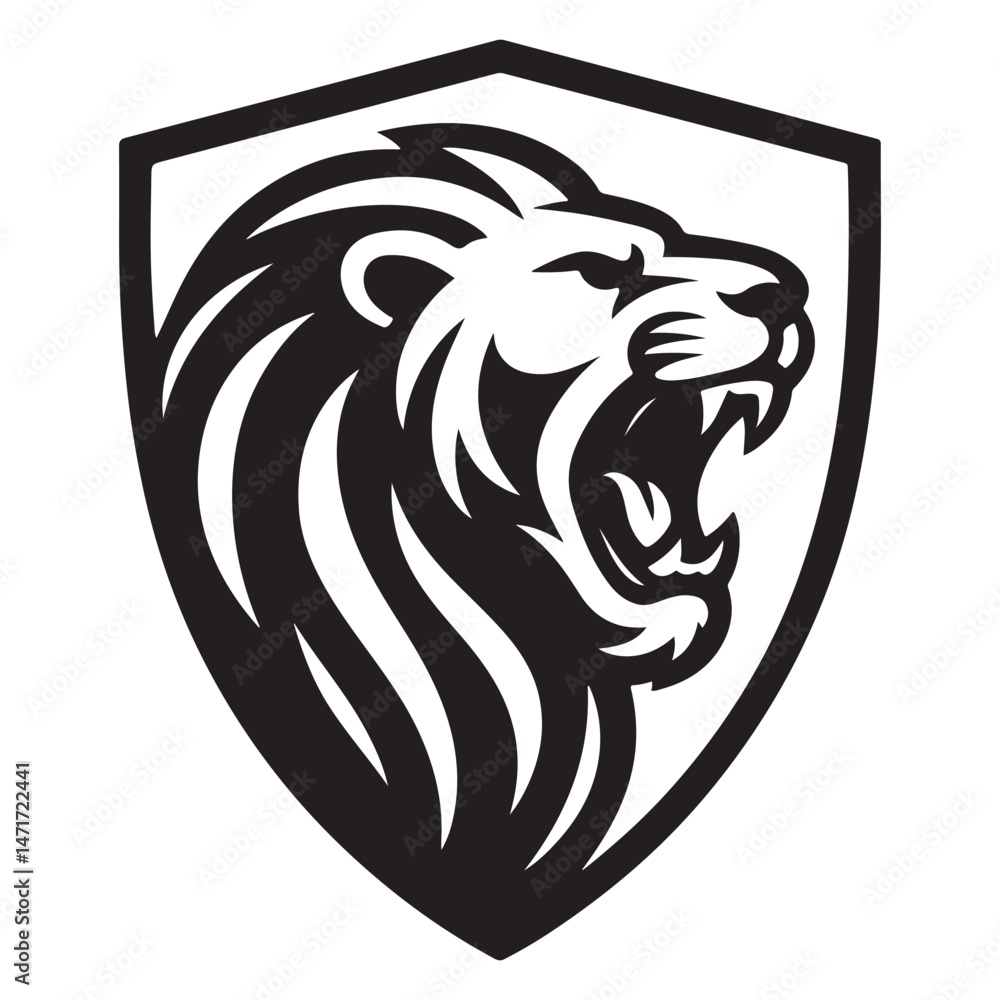Fototapeta premium coat of arms of a lion
