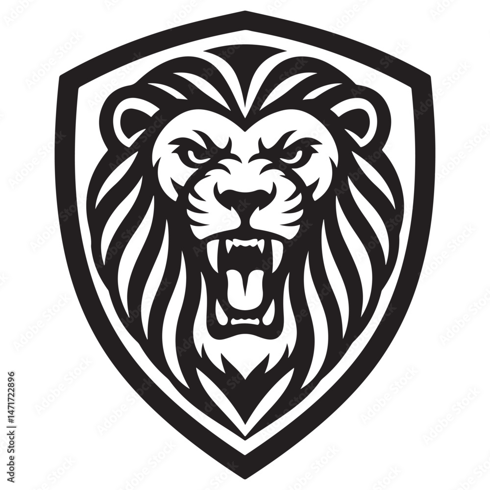 Obraz premium lion head mascot