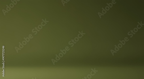 Olive green studio background
