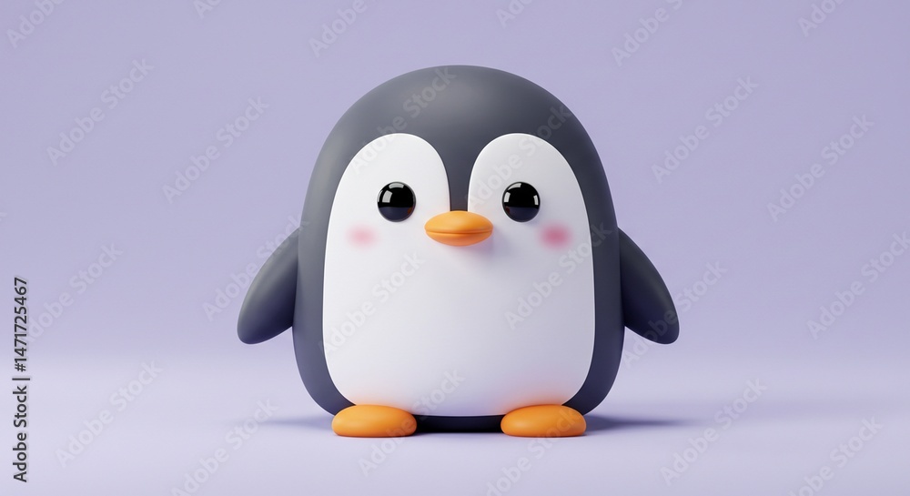 Fototapeta premium 3d penguin