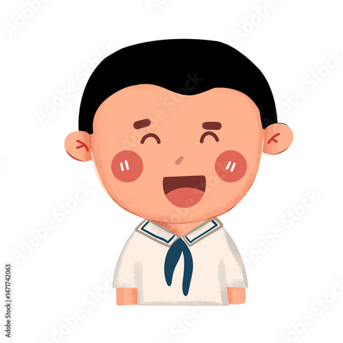 Kids with many facial expressions