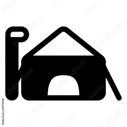 military headquarters icon