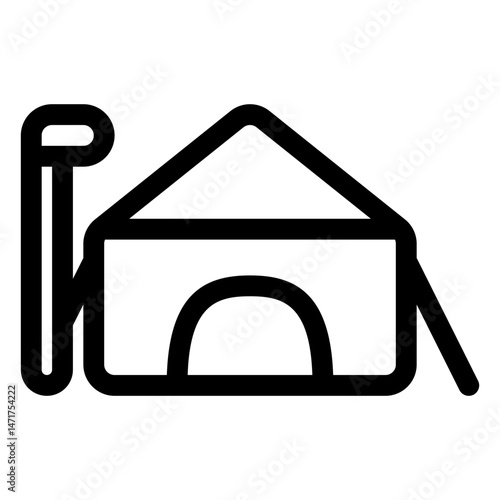 military headquarters icon