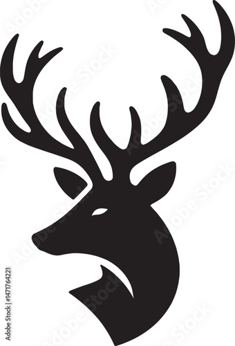 Detailed Illustration of a Majestic Deer in a Natural Setting