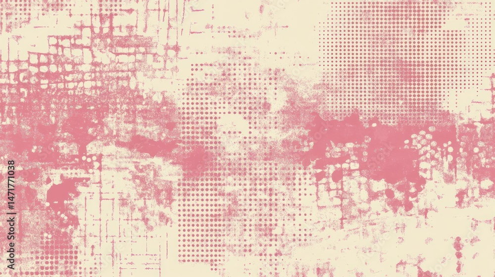 Fototapeta premium Abstract textured background in pale pink and cream
