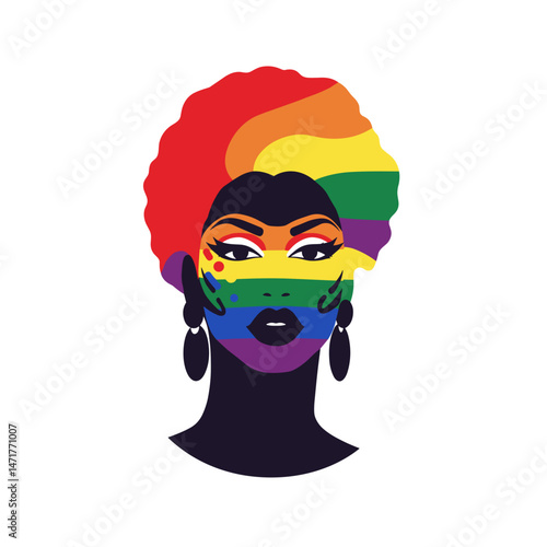 Vibrant Pride Icon Representing LGBTQ+ Community  