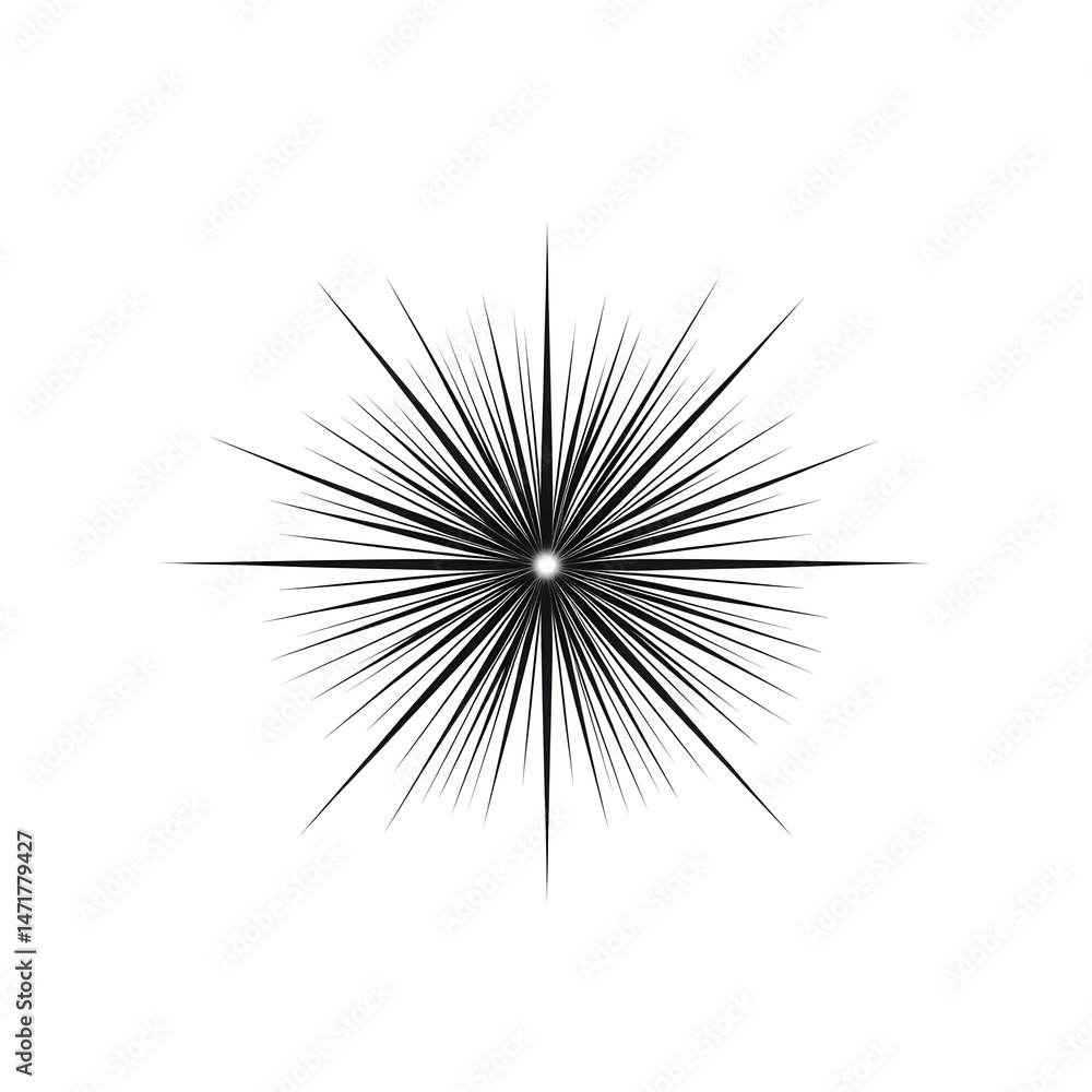 Obraz premium Abstract star icon