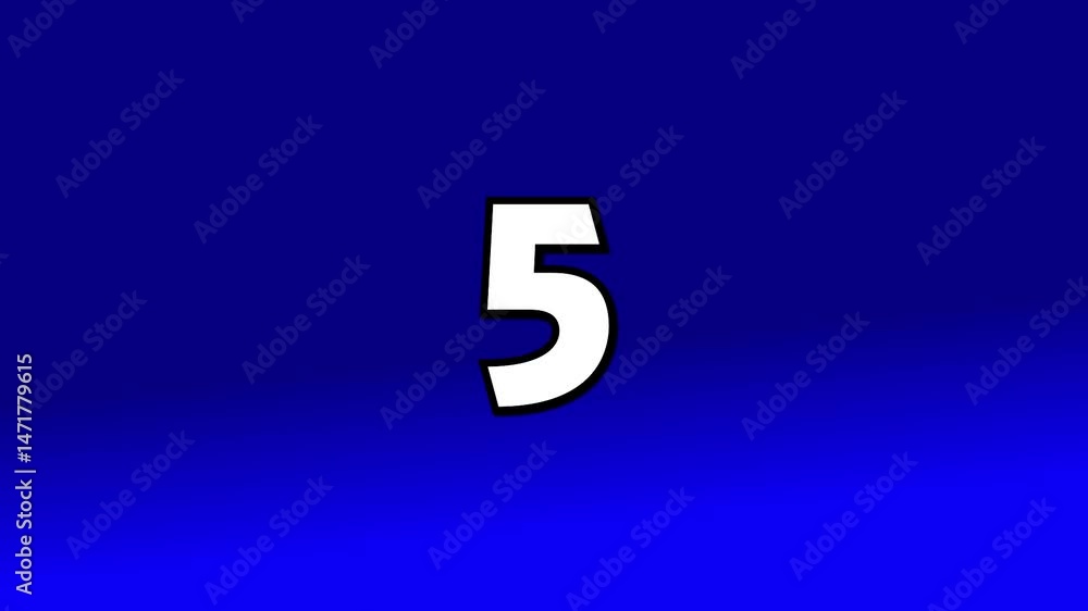 10-Second Countdown Timer with blue gradient background 10-Second Countdown Timer with blue gradient background