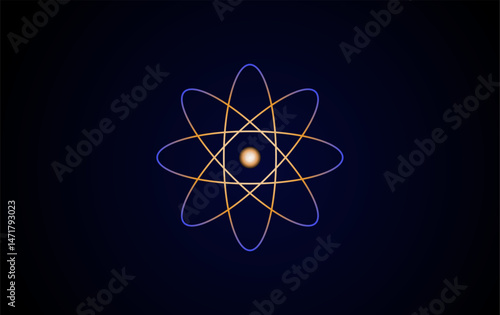 Quantum physics illustration