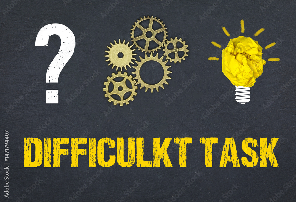 Obraz premium difficult task