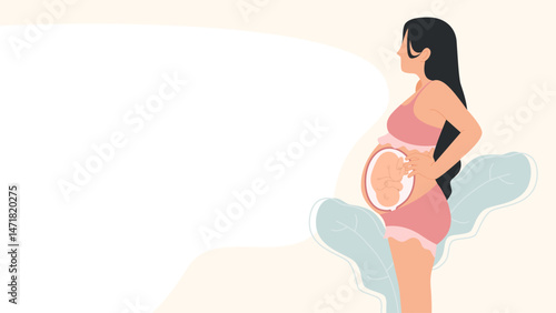 Banner about pregnancy.