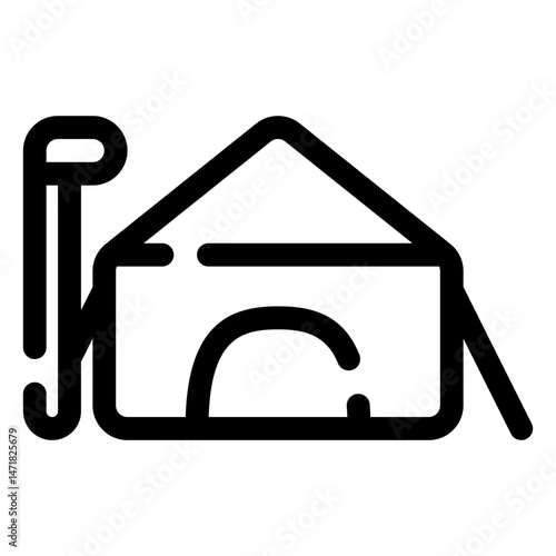 military headquarters icon
