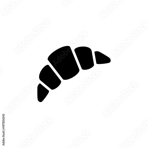 croissant, french food, bakery icon