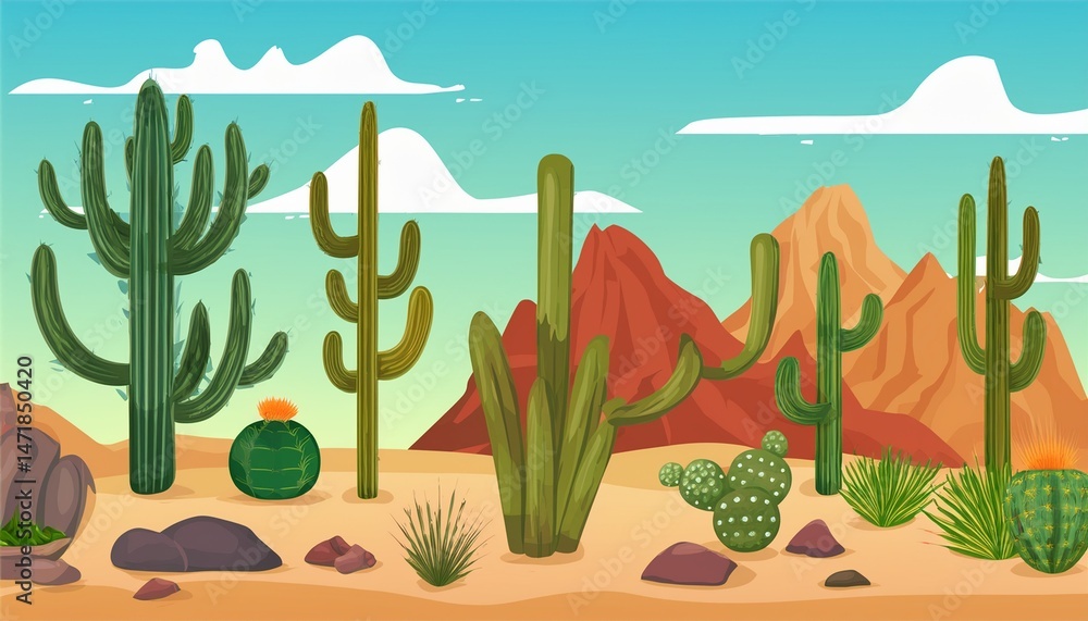 cactus in desert