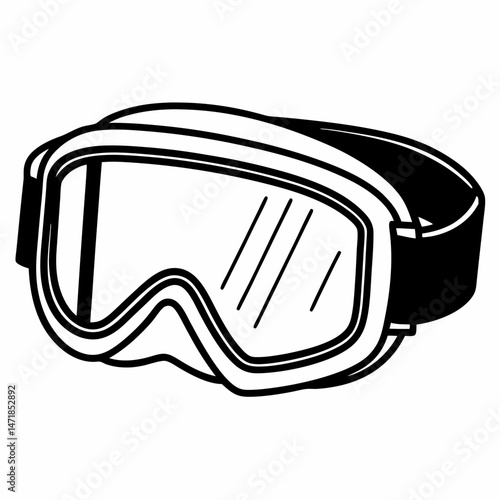 vector illustration of a mask