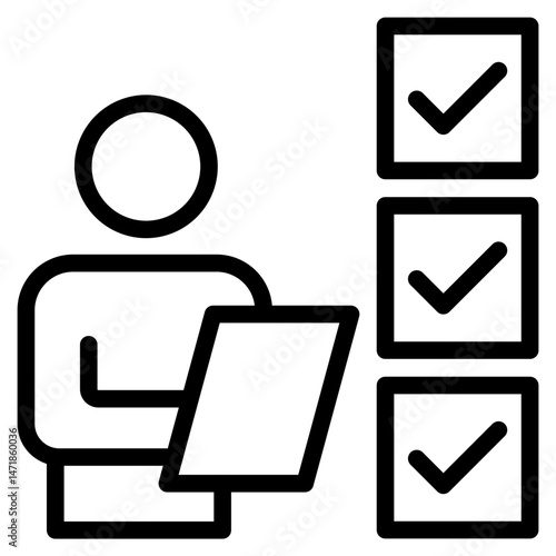 Inspector icon in vector illustration