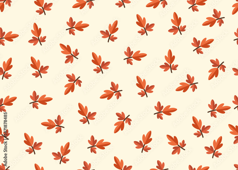 Autumn leaves pattern Autumn leaves pattern