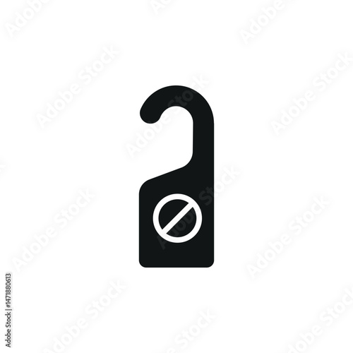 Do Not Disturb icon. Simple Do Not Disturb icon for social media, app and web design. Vector illustration.