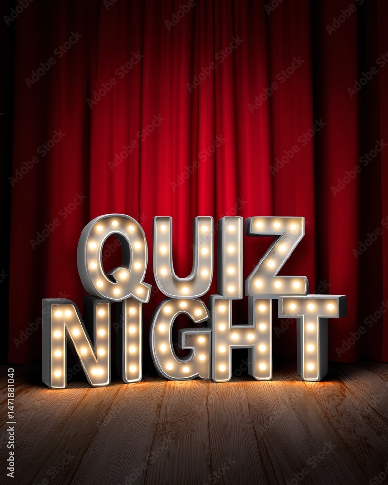 Quiz Night Event Decoration