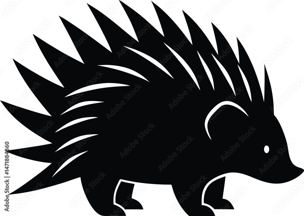 vector illustration of a hedgehog vector illustration of a hedgehog